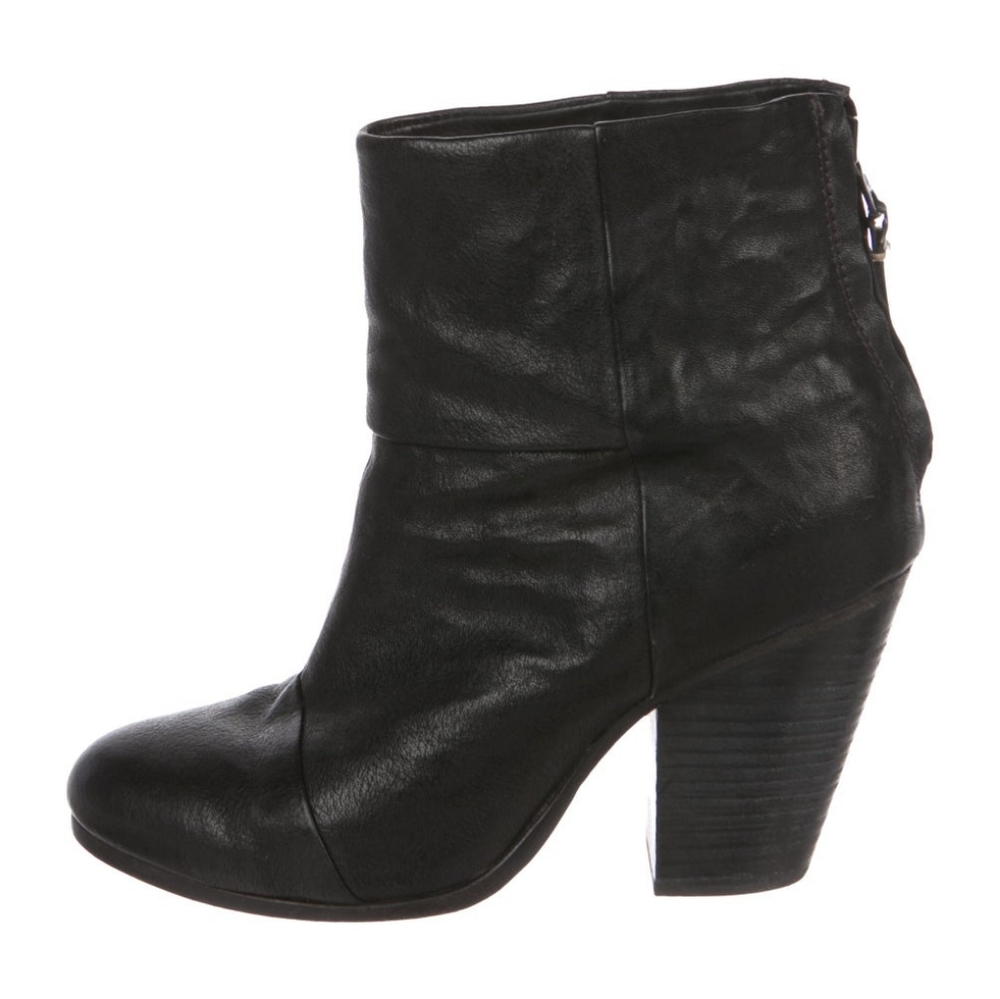 Rag & Bone Black Newbury Booties